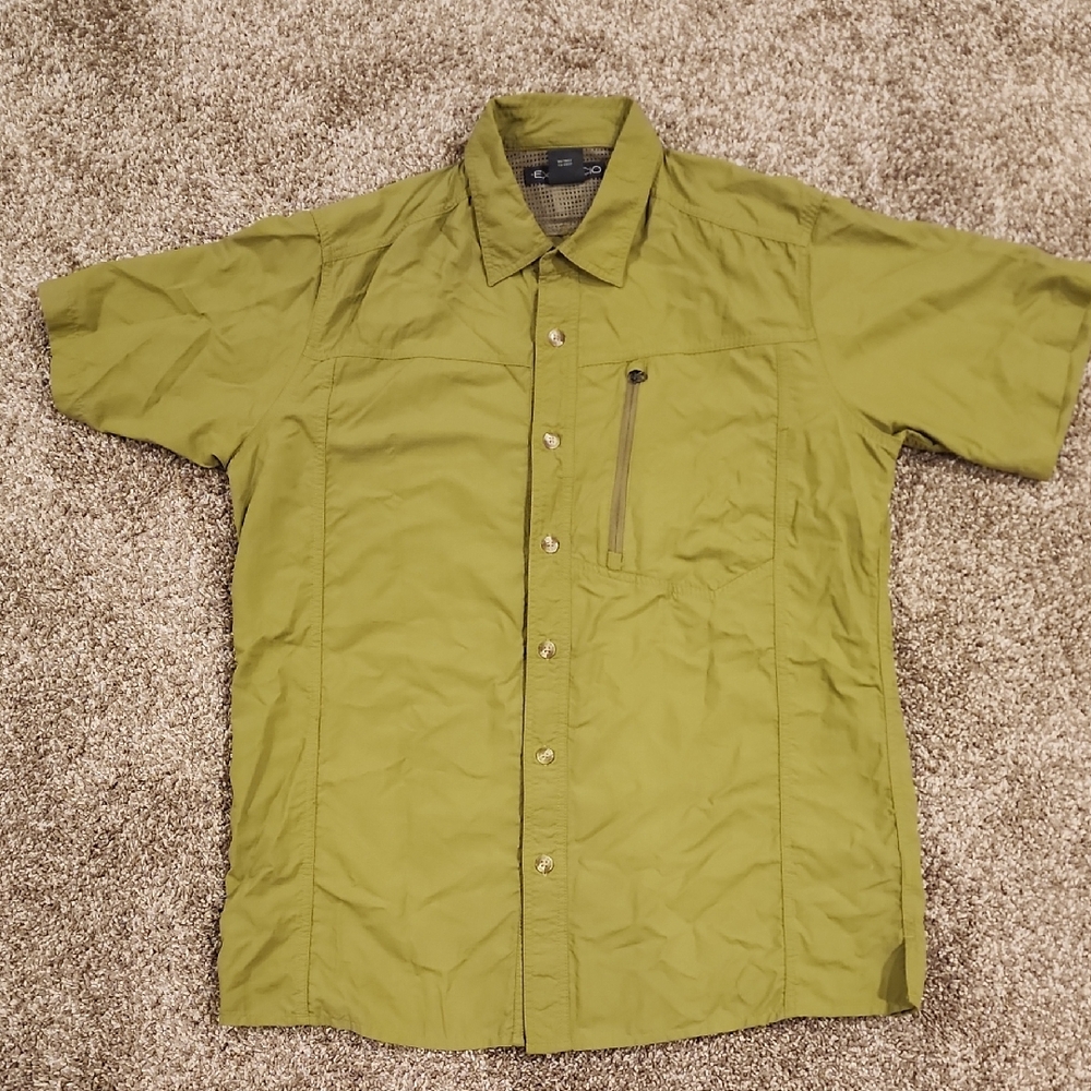 ExOfficio Green Mesh-Lined Shirt